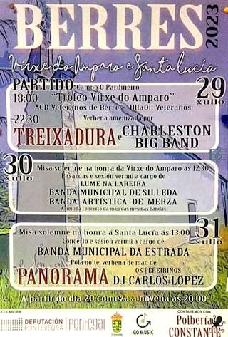 Virxe do Amparo e Santa Lucía de Berres (2026) en A Estrada