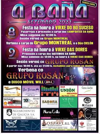 Virxe do Bo Suceso e as Dores (2026) en A Baña