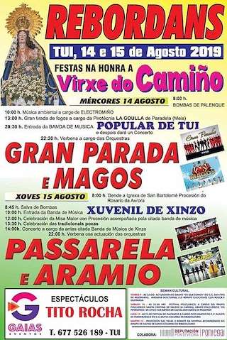 Virxe do Camiño de Rebordans en Tui