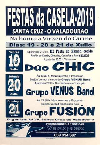 Virxe do Carme da Casela en O Valadouro