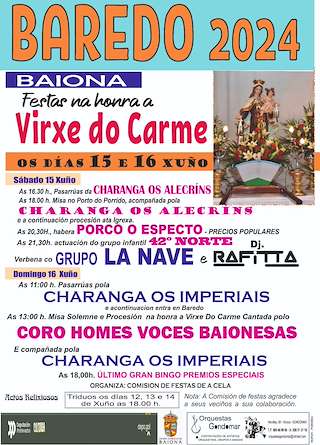 Virxe do Carme de Baredo en Baiona