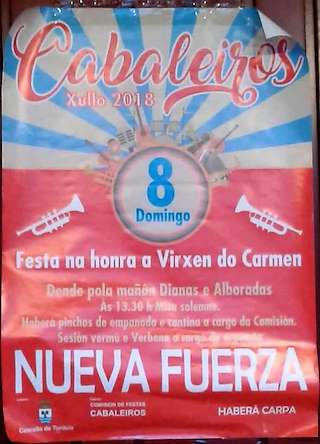 Virxe do Carme de Cabaleiros en Tordoia