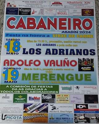 Virxe do Carme de Cabaneiro (2026) en Abadín