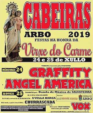 Virxe do Carme de Cabeiras en Arbo