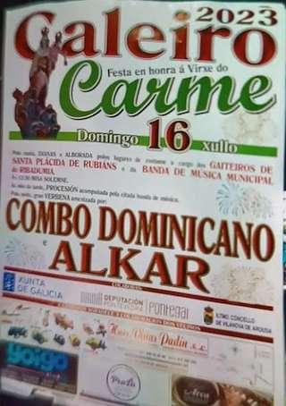 Virxe do Carme de Caleiro (2026) en Vilanova de Arousa