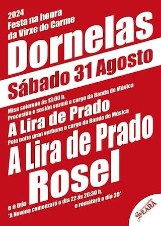 Virxe do Carme de Dornelas (2026) en Silleda