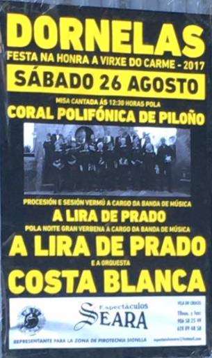 Virxe do Carme de Dornelas (2026) en Silleda
