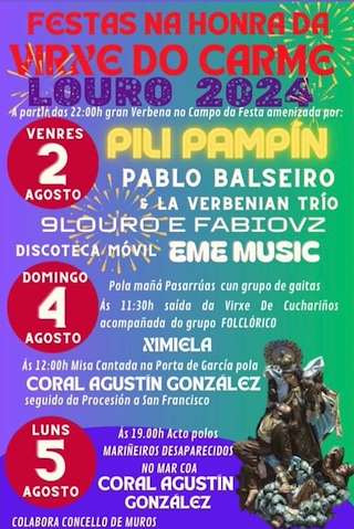 Virxe do Carme de Louro en Muros