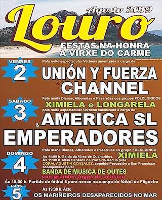 Virxe do Carme de Louro en Muros