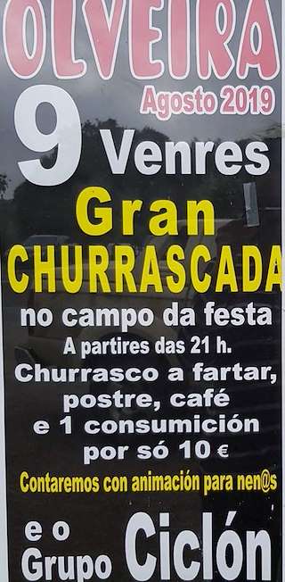 Virxe do Carme de Olveira - Gran Churrascada en Dumbría