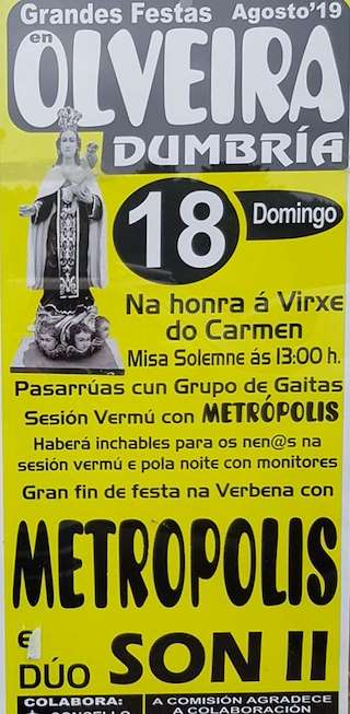 Virxe do Carme de Olveira - Gran Churrascada en Dumbría