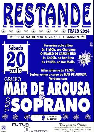 Virxe do Carme de Restande (2026) en Trazo