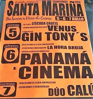 Virxe do Carme de Santa Mariña en Guitiriz