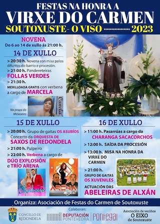 Virxe do Carme de Soutoxuste en Redondela