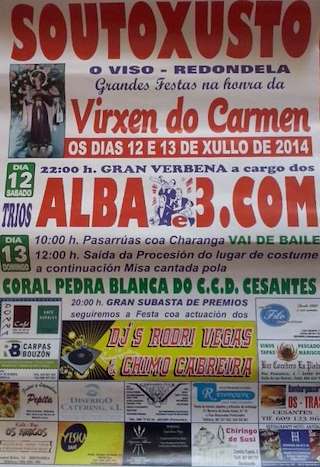 Virxe do Carme de Soutoxuste en Redondela