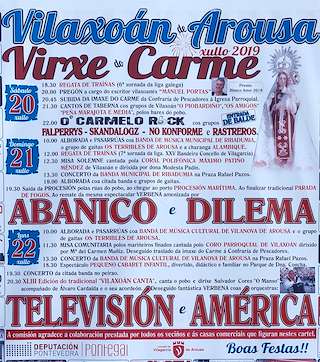 Virxe do Carme de Vilaxoán en Vilagarcía de Arousa