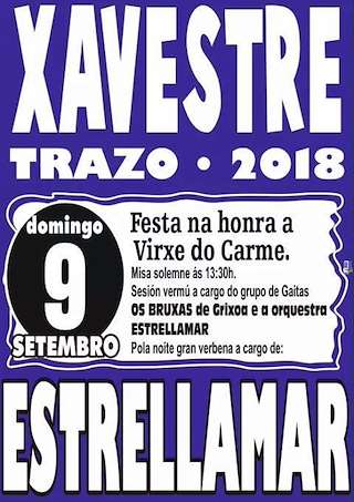 Virxe do Carme de Xavestre  en Trazo