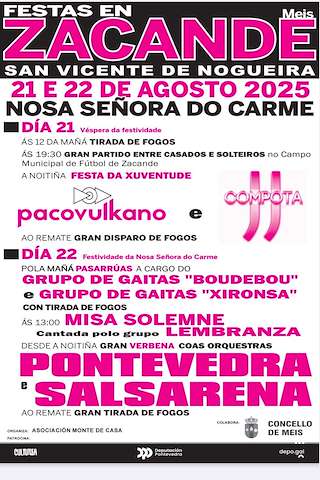 Virxe do Carme de Zacande (2026) en Meis