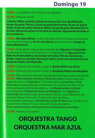 Virxe do Carme dos Pincheiros en A Pobra do Caramiñal