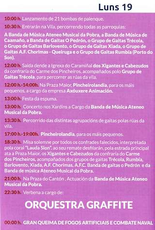 Virxe do Carme dos Pincheiros en A Pobra do Caramiñal