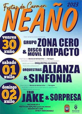 Virxe do Carme e San Antonio de Neaño en Cabana de Bergantiños