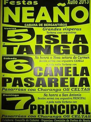 Virxe do Carme e San Antonio de Neaño en Cabana de Bergantiños