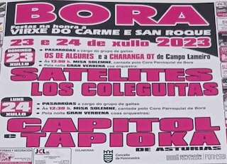 Virxe do Carme e San Roque de Bora en Pontevedra