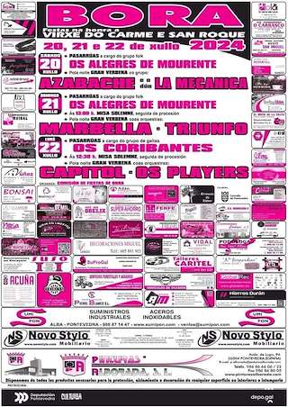 Virxe do Carme e San Roque de Bora en Pontevedra