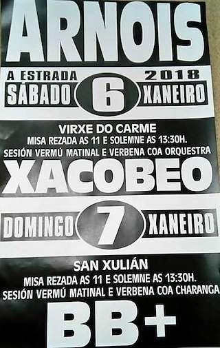 Virxe do Carme e San Xulián de Arnois en A Estrada