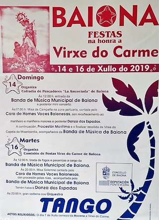 Virxe do Carme en Baiona