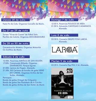 Virxe do Carme en Marín