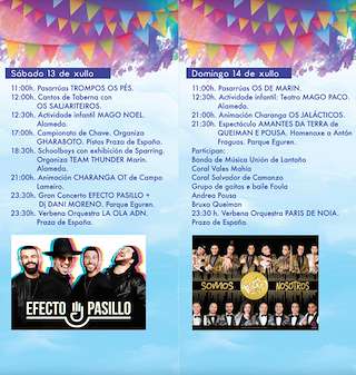 Virxe do Carme en Marín