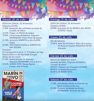 Virxe do Carme en Marín