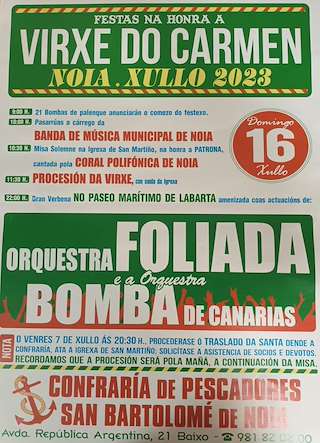 Virxe do Carme en Noia