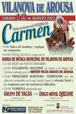 Virxe do Carme en Vilanova de Arousa