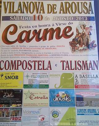 Virxe do Carme en Vilanova de Arousa