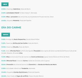 Virxe do Carme en Marín