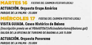 Virxe do Carme en Baiona