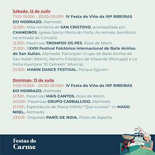 Virxe do Carme (2026) en Marín