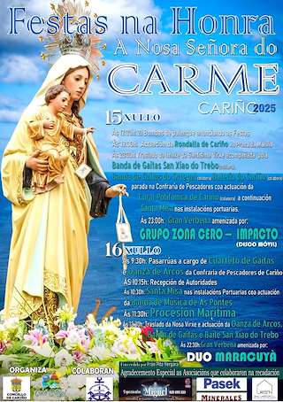 Virxe do Carme (2026) en Cariño