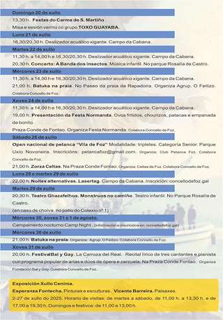 Virxe do Carme (2026) en Foz