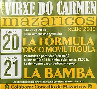 Virxe do Carme en Mazaricos