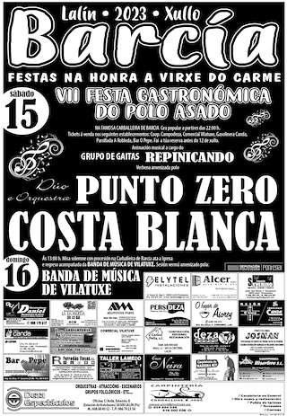 Virxe do Carmen de Barcia - IX Festa do Polo á Brasa  en Lalín