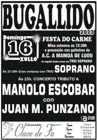 Virxe do Carmen de Bugallido (2026) en Ames