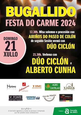 Virxe do Carmen de Bugallido (2026) en Ames