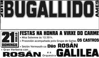 Virxe do Carmen de Bugallido (2026) en Ames