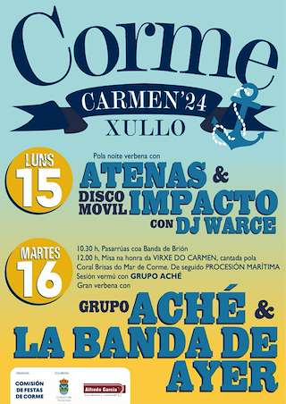 Virxe do Carmen de Corme (2026) en Ponteceso