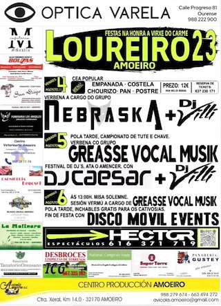 Virxe do Carmen de Loureiro en Amoeiro