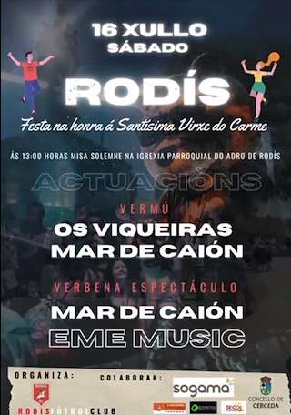 Virxe do Carmen de Rodís en Cerceda