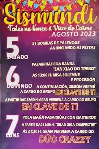 Virxe do Carmen de Sismundi en Cariño